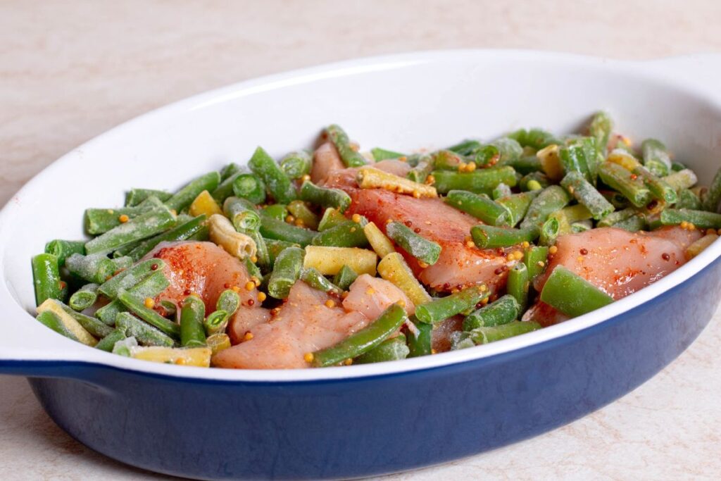 one pot chicken and green beans