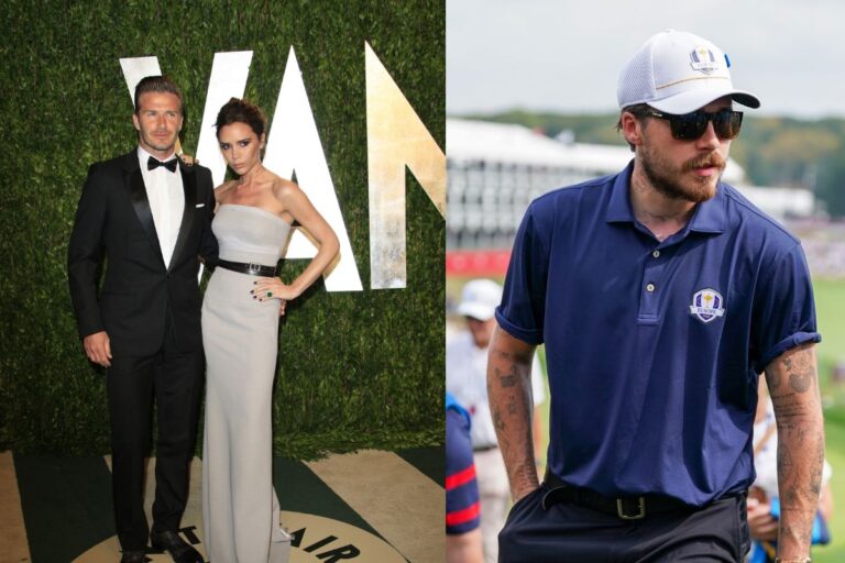 Victoria and David Beckahm IC: Phil Stafford and Brookyln Beckham Image credit: Shutterstock and Debby Wong