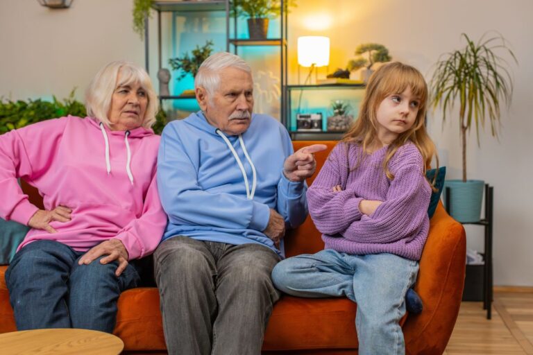 grandparents and child