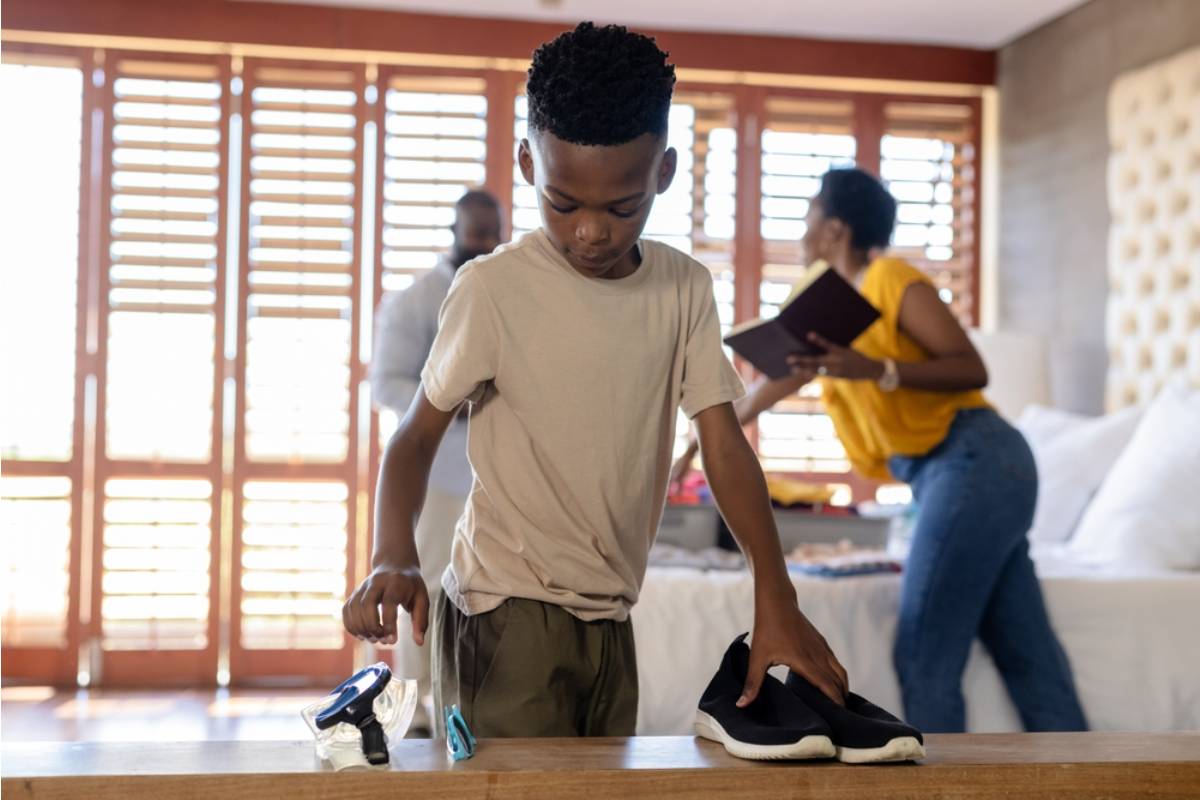 A Mom Found Out Her Son Had Been Hiding His Shoes With Holes in Them Under His Bed So She Wouldn't See How Bad They'd Gotten
