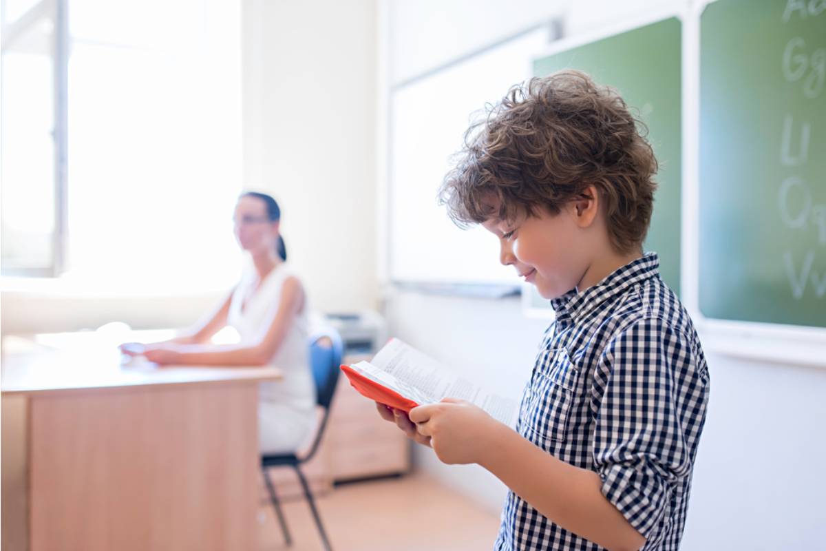 A Dad Says His Son's Teacher Noticed He Always Offered to Read Out Loud First So He Wouldn't Have to Sit There Nervous Waiting for His Turn