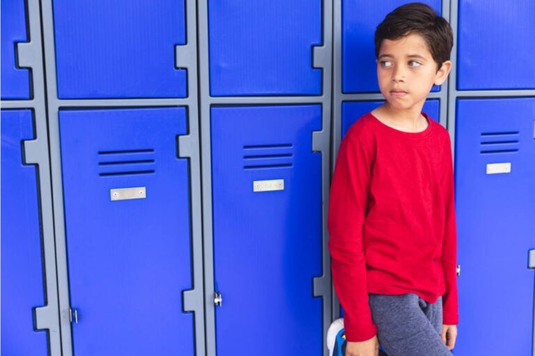 A Mom Found Out Her Son Had Been Skipping the Locker Room Before Gym Class to Change in a Bathroom Stall Because of Comments About His Body