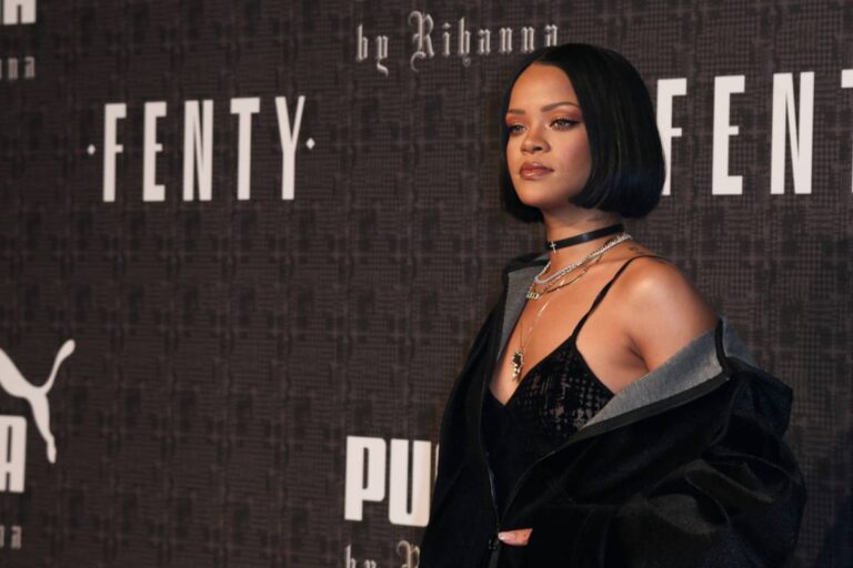 Rihanna Tattooed Her Kids’ Messy Scribbles on Her Leg, but One Word From Middle Child Riot Has Fans Wondering If There’s a Hidden Message Behind It