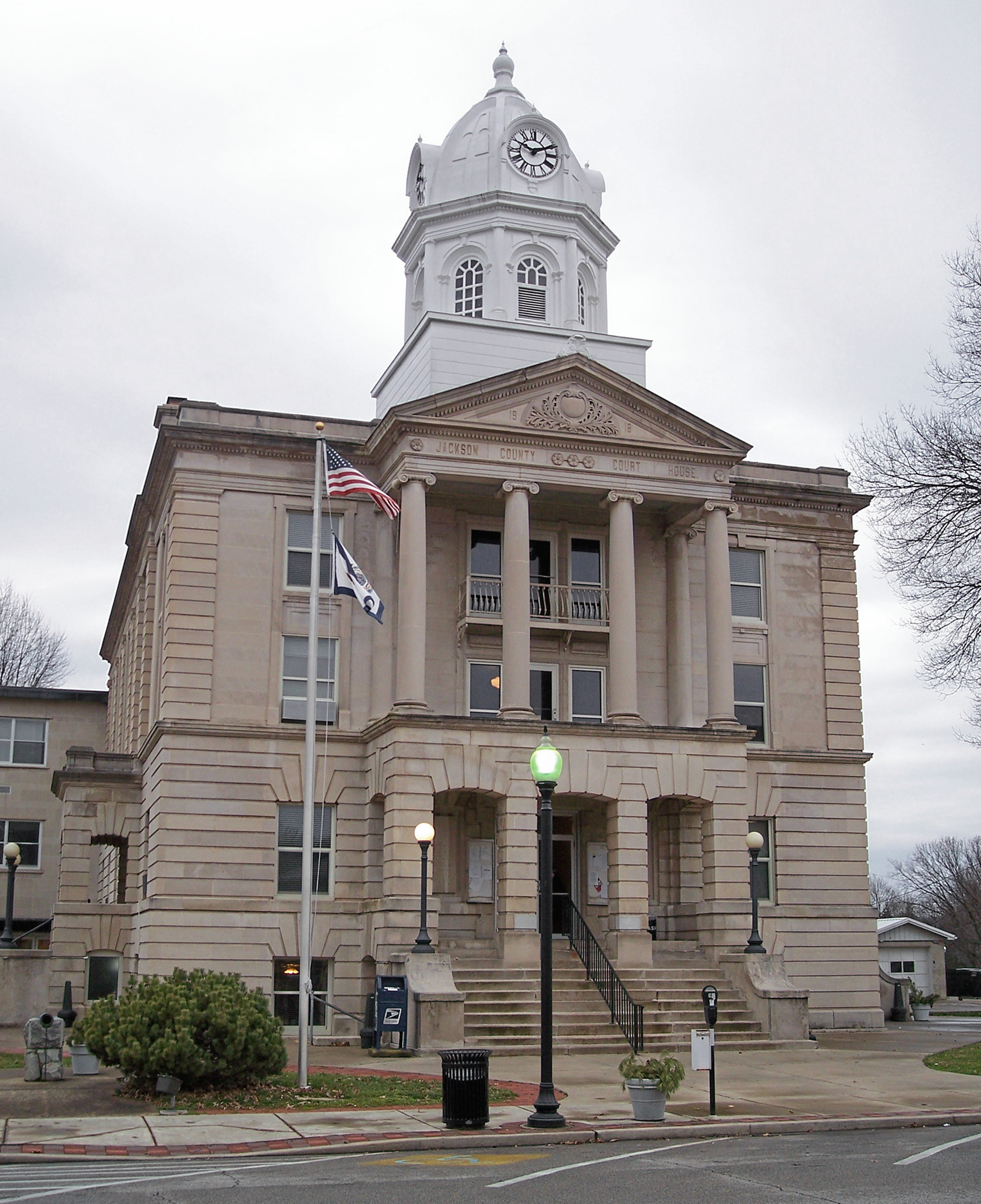 The Jackson County Courthouse in Ripley, West Virginia