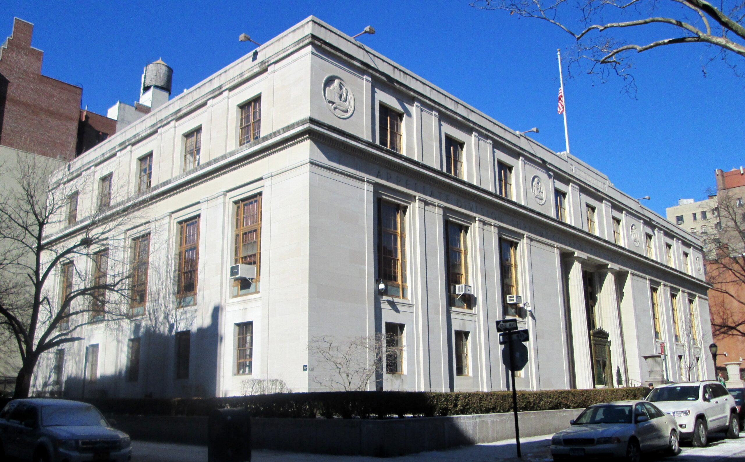 The Appellate Division courthouse of the New York State Supreme Court in Brooklyn