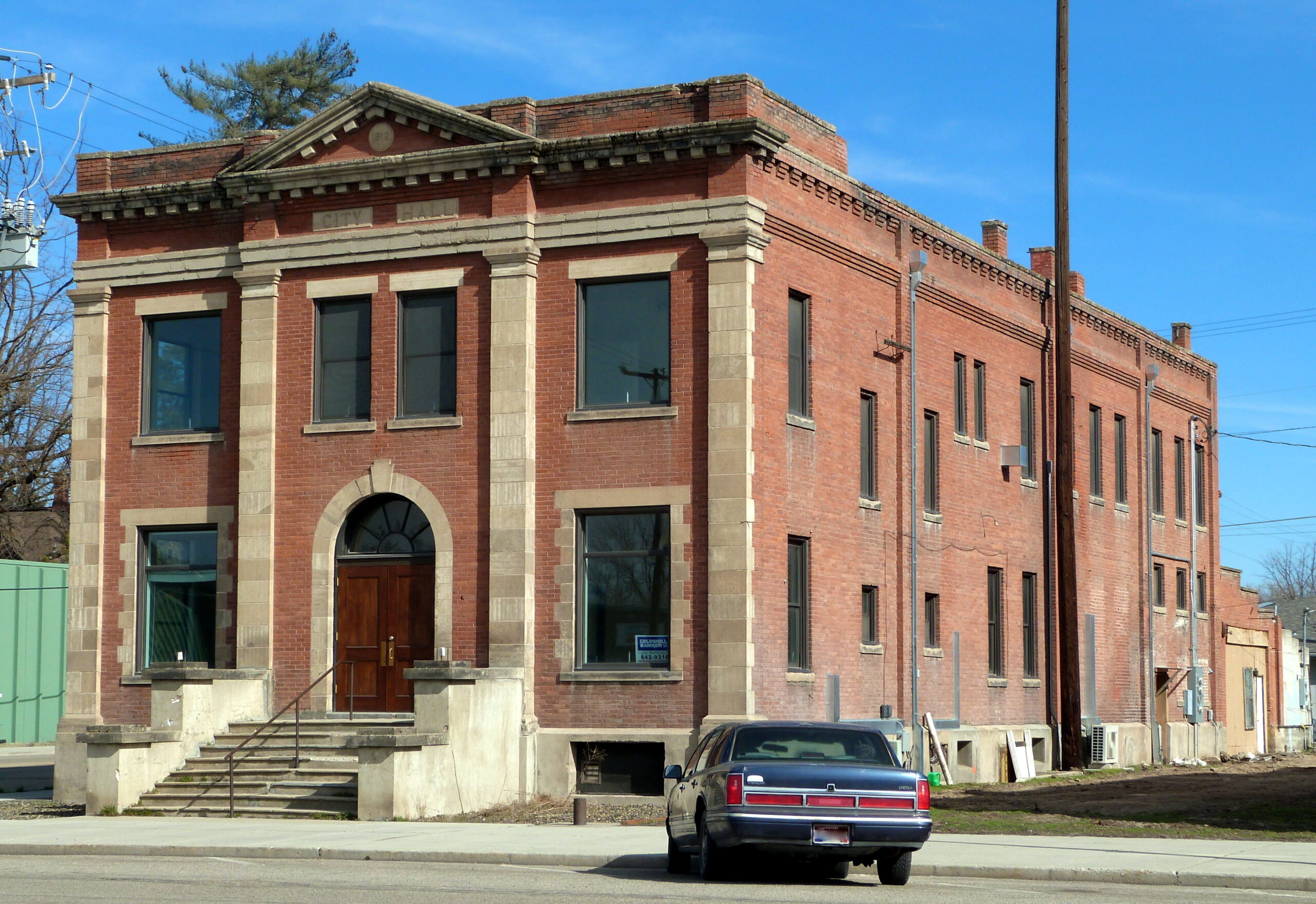 The historic Payette City Hall and Courthouse building in Payette, Idaho