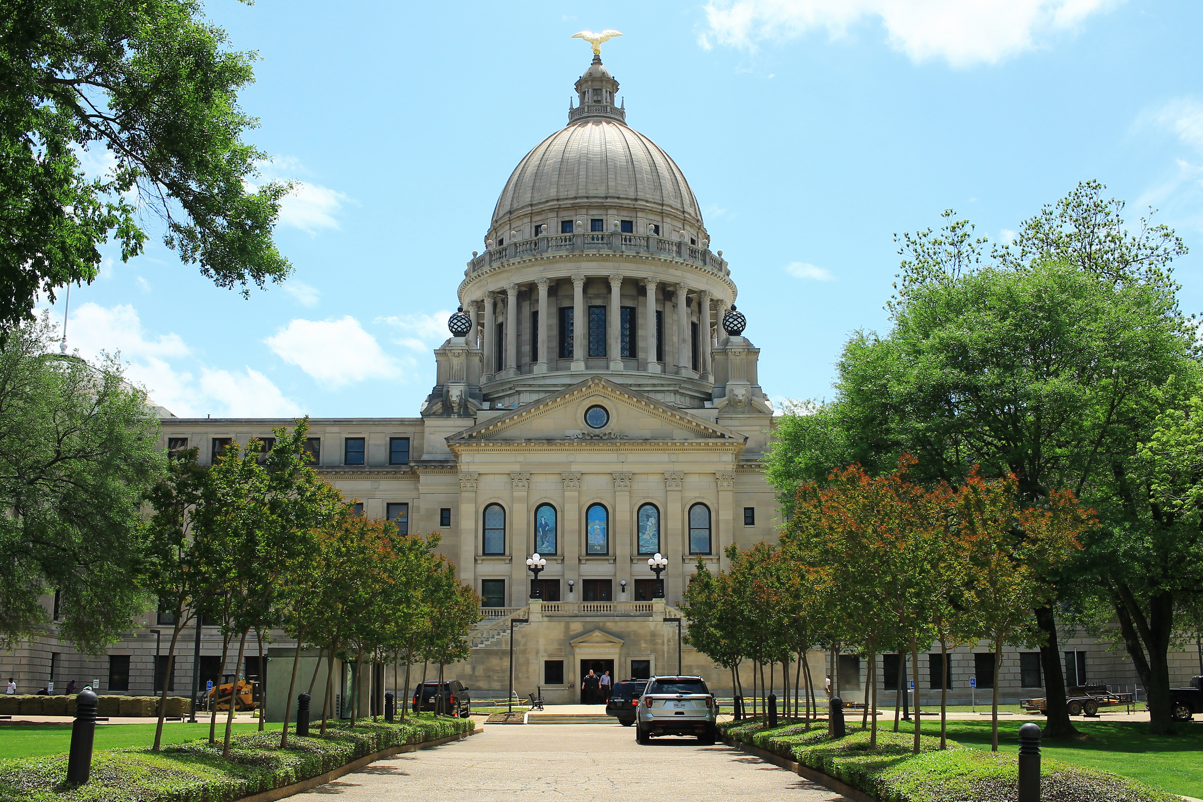 The Mississippi State Capitol building in Jackson