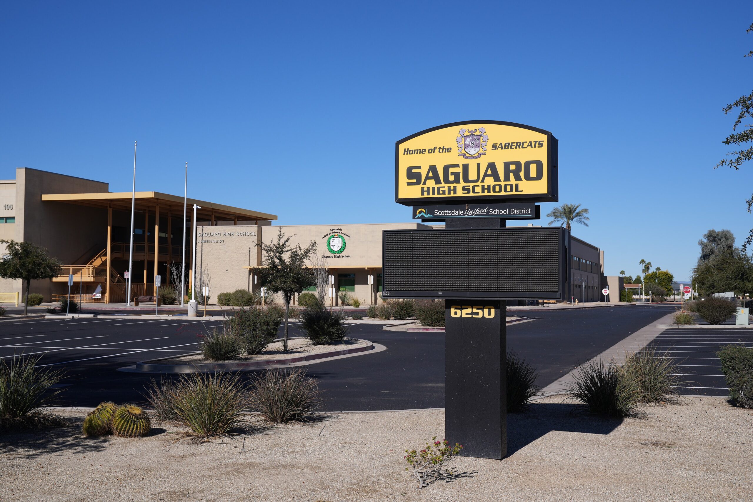 Saguaro High School, a Scottsdale Unified campus that is not among the schools closing