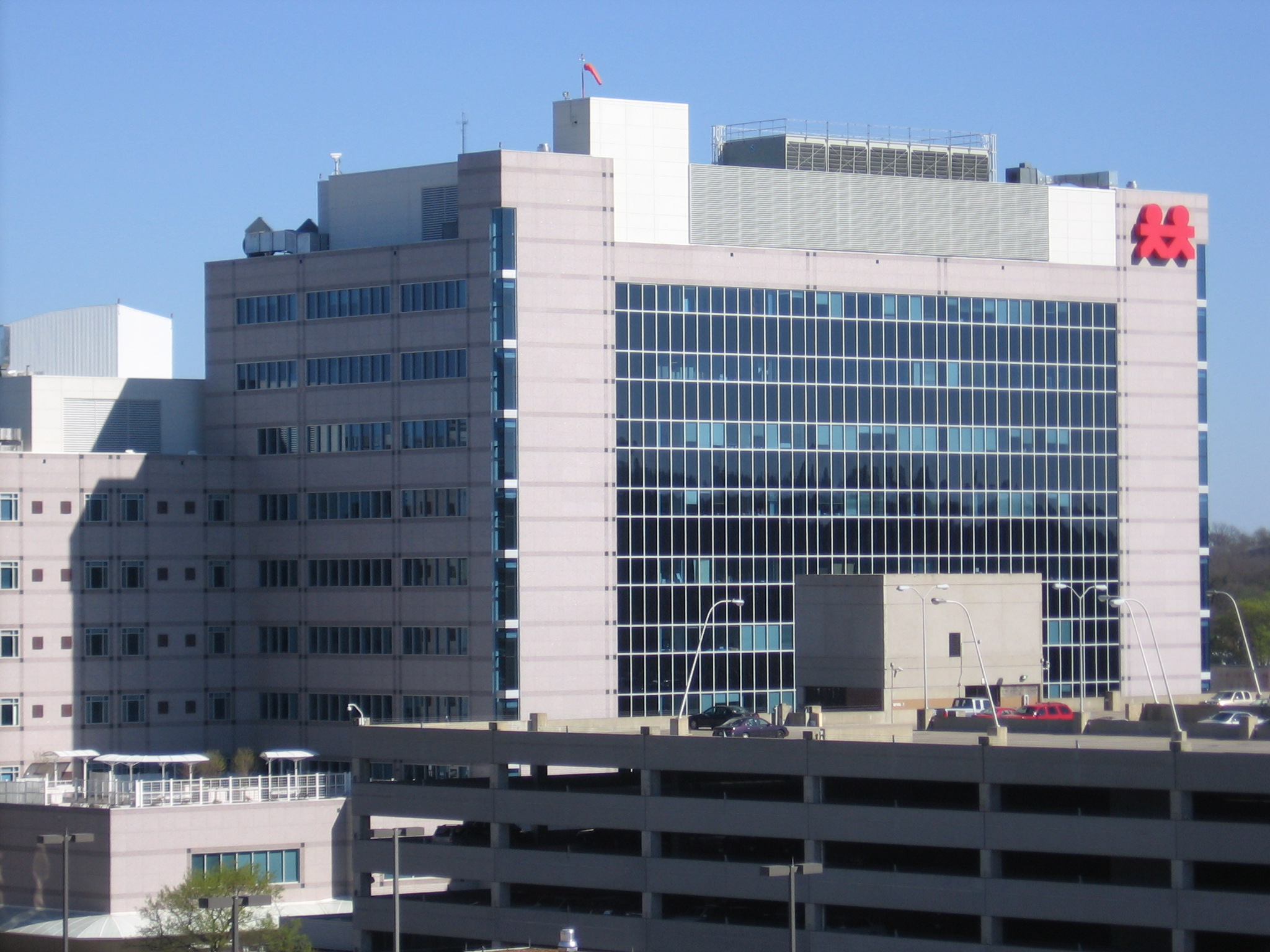 Exterior of Monroe Carell Jr. Children's Hospital at Vanderbilt in Nashville